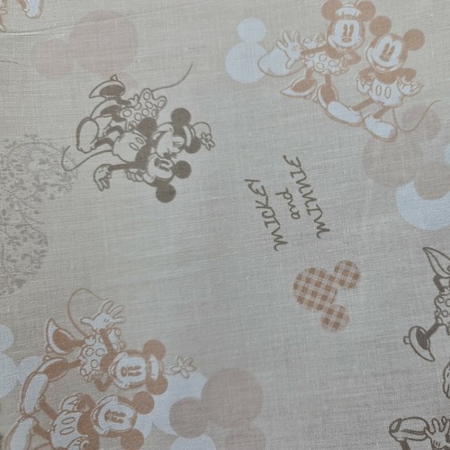 Vintage mickey mouse fabric - mickey,