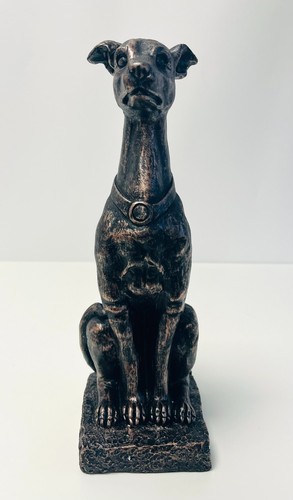 Greyhound whippet dog statue - whippet,