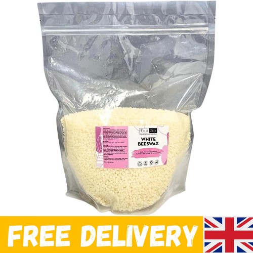 500g white beeswax pellets - 500g,