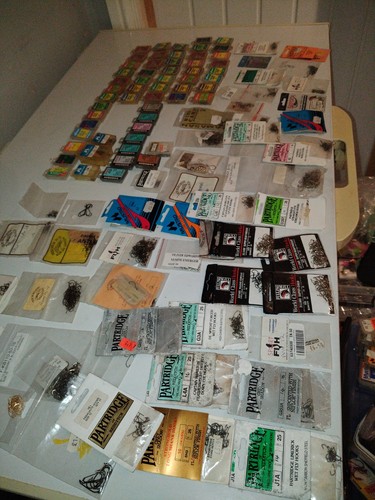 Fly fishing joblot tying - fishing,