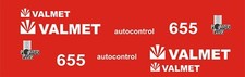 Valmet 655 Tractor Decal Set