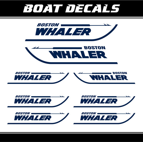 Boston whaler decal boat - boston,