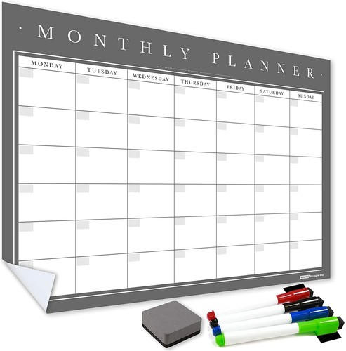 Sticky monthly calendars dry - sticky,