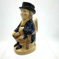 Vintage Tony Wood Staffordshire Character Toby Jug 19cm Tall Earthenware