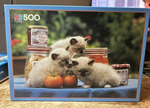 Jigsaw puzzle three - puzzle, kittens