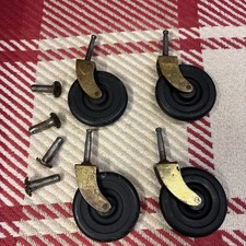 Vintage Casters Lot of 4 Swivel Wheels.
