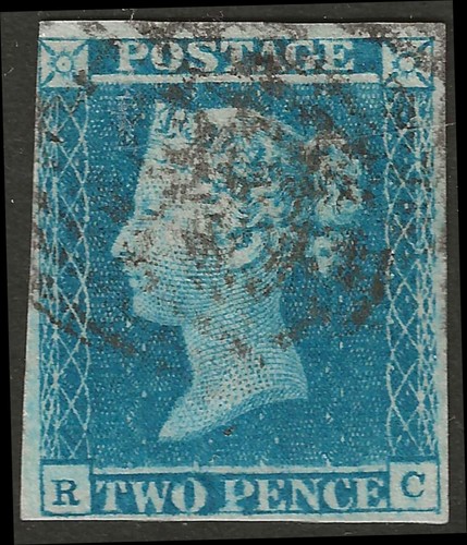 1841 two penny blue - two,