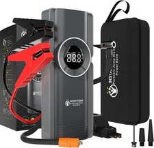 Instant Power 2500A USB Car Jump Starter, Power bank, Air Compressor