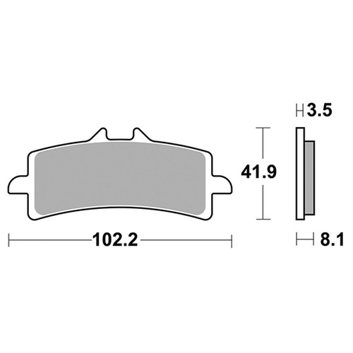 Front brake pads racing - brake,