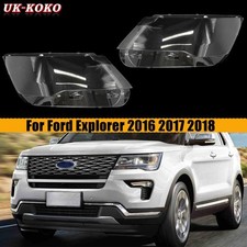 Pair Car Front Headlight Lens