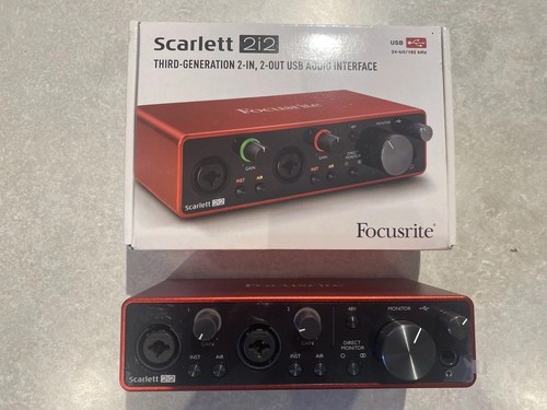 Focusrite scarlett 2i2 - focusrite, usb