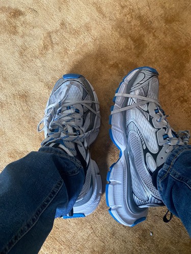 Balenciaga sneaker silver blue - balenciaga,