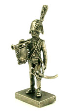 QUALITY STERLING SILVER NAPOLEONIC SOLDIER FIGURE 1975 MILITARY BUGLER 46g