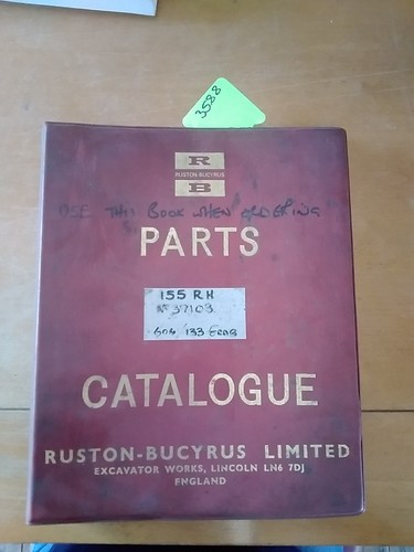 Ruston bucyrus 155 parts - ruston,
