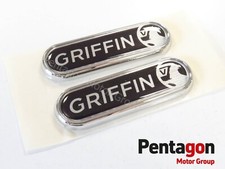 X2 Genuine Vauxhall Corsa D Limited Edition "Griffin" Wing Badges Emblems