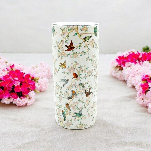 Ceramic umbrella stand bird - ceramic,