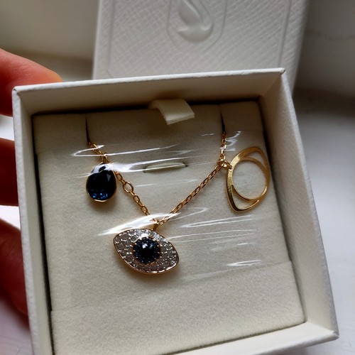 Swarovski evil eye - swarovski, pendant