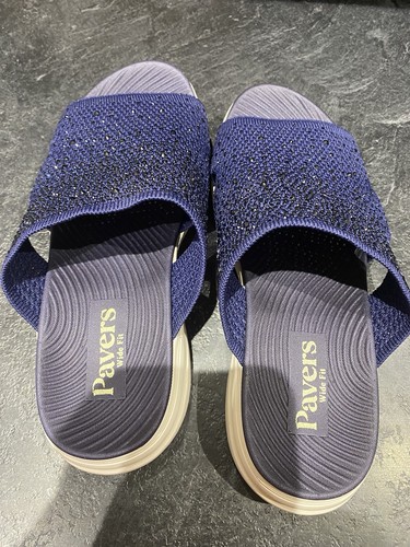 Pavers blue sparkly - blue,