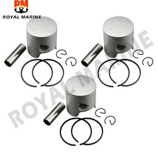 6K5-11631 Piston Set 6K5-11601 STD 3 KIT for Yamaha Outboard Motor 2T 60HP 3CYL 