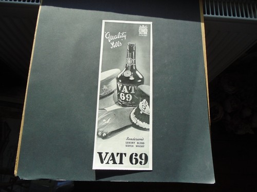Vintage advert vat 69 - vintage,