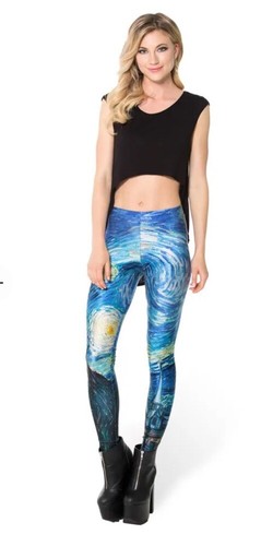Black milk starry - black, night