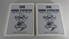 Manuel d'entretien Harley Davidson 1340 Dyna / FLT / Softail '1995 Volume 1 + 2