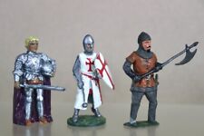 BRITAINS TIMPO WILLIAM KING RE PAINTED BRITISH KNIGHTS & CRUSADER oc