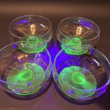 Vintage Art Deco Uranium Glass