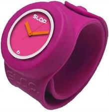 Slap Watch 170952 Kids Junior Pop Star Shape Round Silicone Watch Pink