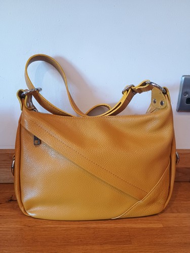 Borse pelle mustard leather - borse,