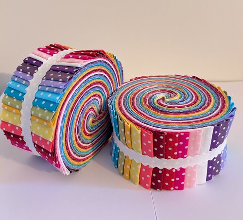Piece polka dot jelly roll - 45,
