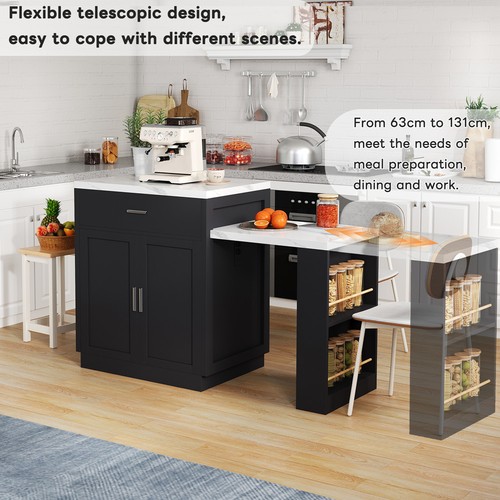 Kitchen island extendable - kitchen,