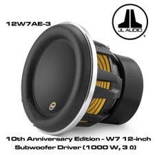 JL Audio 12W7AE-3 - 12" 1000 Watt RMS 3-Ohm Subwoofer Bass Subwoofer 12W7