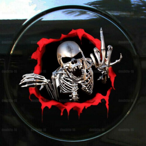 Metal skeleton skull - 1x,