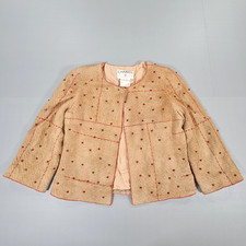 Chanel Womens Jacket Brown 36