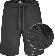 Uptheir Fresh Loopback Terry Shorts in Charcoal 3XL 4XL 5XL 6XL 7XL 8XL