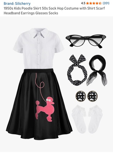 1950s poodle skirt - skirt, costume