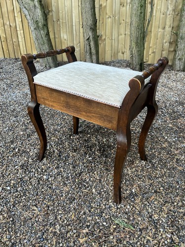 Antique edwardian oak - &, fabric