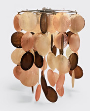 TWO TIER CHANDELIER CAPIZ