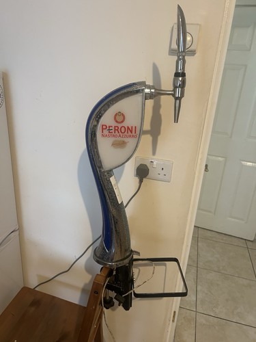 Peroni beer pump man - beer,