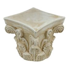 Corinthian Order Capital Base Column Greek Roman Hard Plaster Small Sculpture