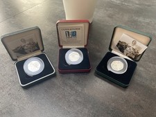 3 Royal Mint Silver Proof 50p