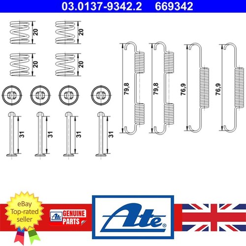 Handbrake shoes accessory - shoes, kit