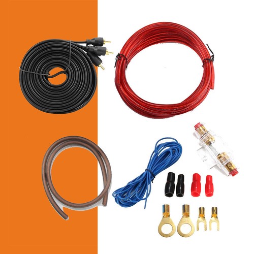 Car amplifier wiring - kit, audio