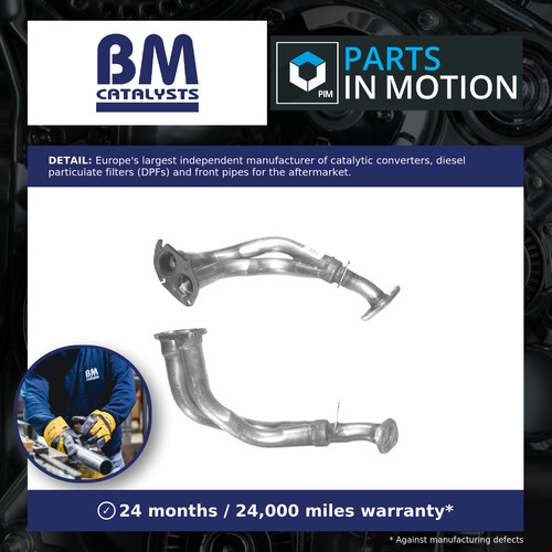 Exhaust front down - pipe, fits