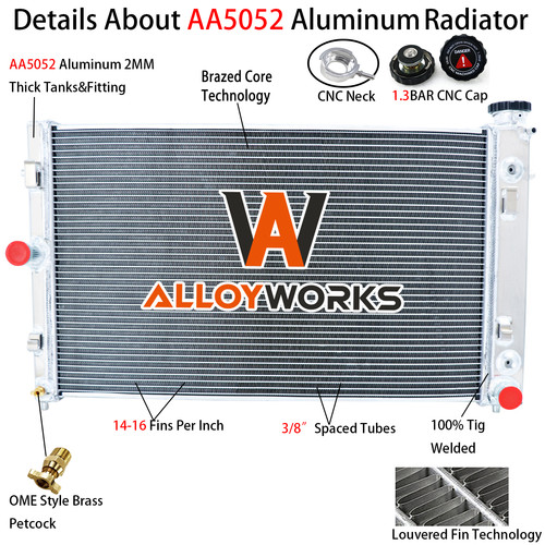 Aluminum row radiator - 3,