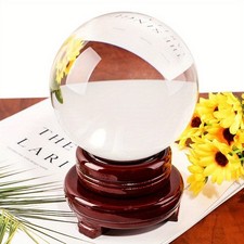 Crystal Ball 100mm with Stand - Photography Meditation Display Sphere Decoration