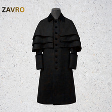 Men’s Black Wool Clergy