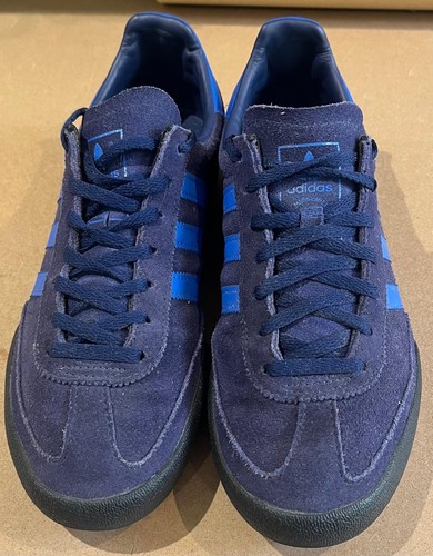 Adidas jeans navy blue suede - navy,
