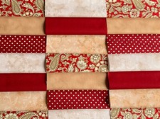 Fabric patchwork squares 30 x